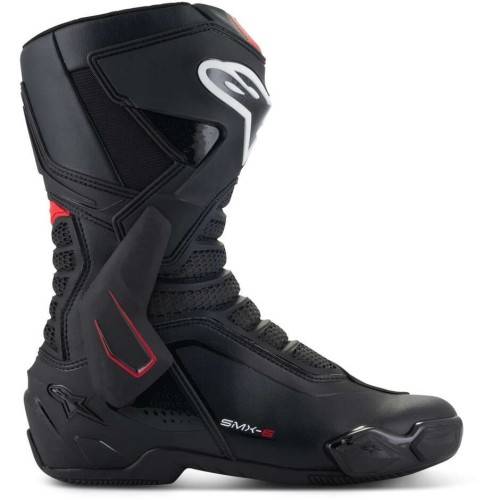 SMX-6 V3 STIVALI BLACK WHITE RED | ALPINESTARS