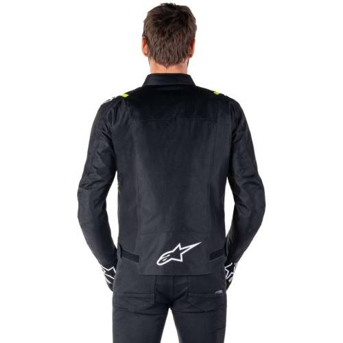 T-SPS V2 WP GIACCA BLACK WHITE YELLOW FLUO | ALPINESTARS