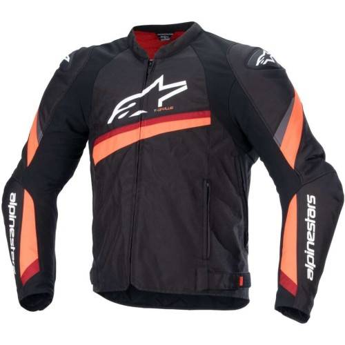 T-GP PLUS R V4 GIACCA BLACK RED FLUO | ALPINESTARS