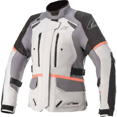 STELLA ANDES V3 DRYSTAR GIACCA ICE GRAY DARK GRAY BLACK CORAL | ALPINESTARS