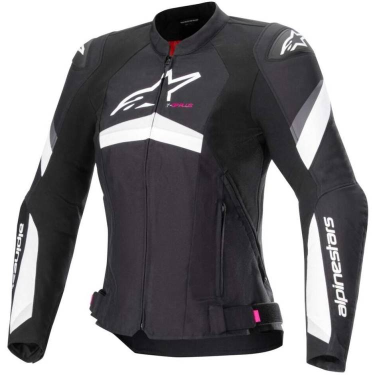STELLA T-GP PLUS R V4 GIACCA BLACK WHITE | ALPINESTARS