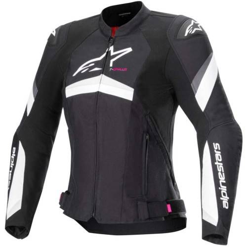 STELLA T-GP PLUS R V4 GIACCA BLACK WHITE | ALPINESTARS