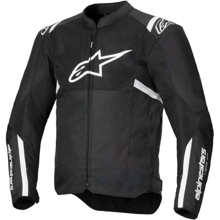 STELLA T-SPS AIR V2 GIACCA BLACK WHITE | ALPINESTARS