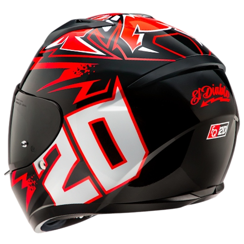 CASCO INTEGRALE C10 DIABLO MASK MC1 | HJC HELMETS