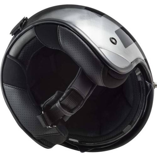 CASCO JET LS2 OF601 BOB II LINES BLACK JEANS-06