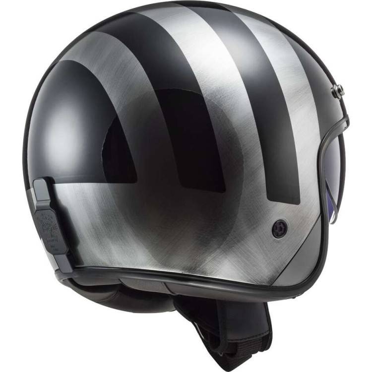 CASCO JET LS2 OF601 BOB II LINES BLACK JEANS-06