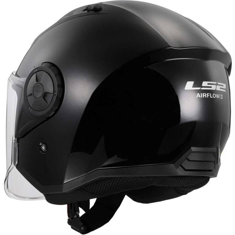 CASCO JET LS2 OF616 AIRFLOW II SOLID GLOSS BLACK-06