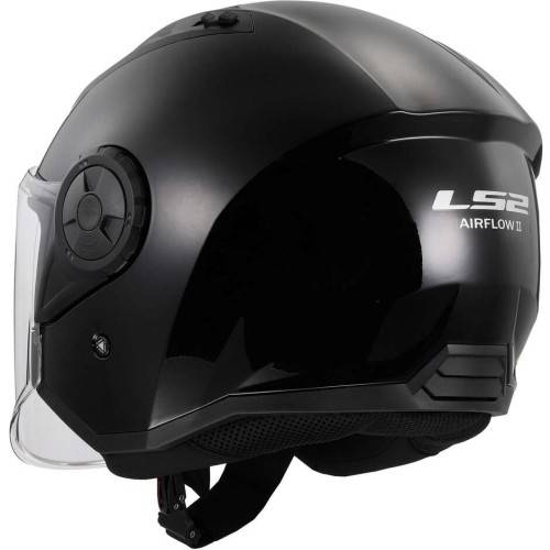 CASCO JET LS2 OF616 AIRFLOW II SOLID GLOSS BLACK-06