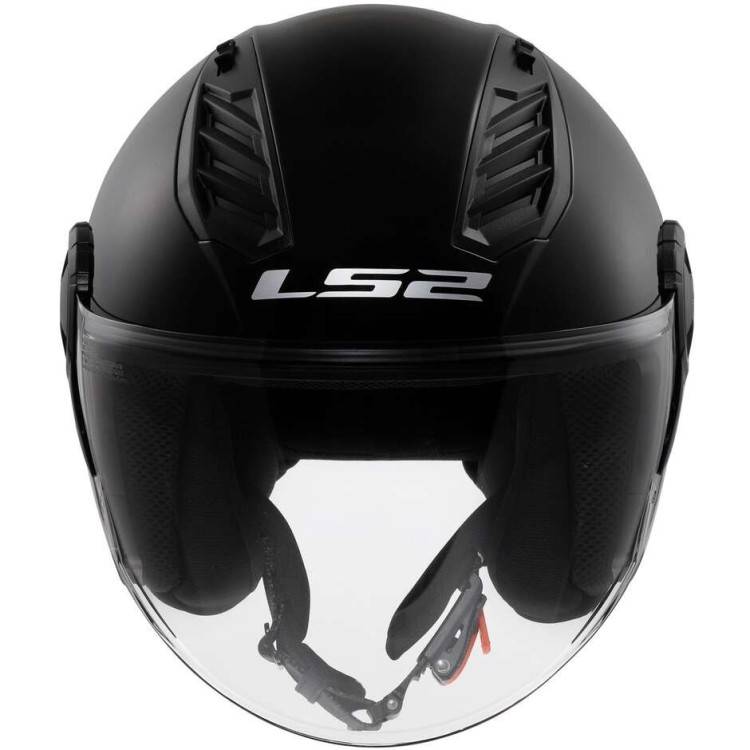 CASCO JET LS2 OF616 AIRFLOW II SOLID GLOSS BLACK-06