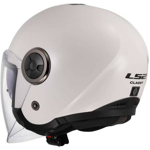 CASCO JET LS2 OF620 CLASSY SOLID WHITE-06