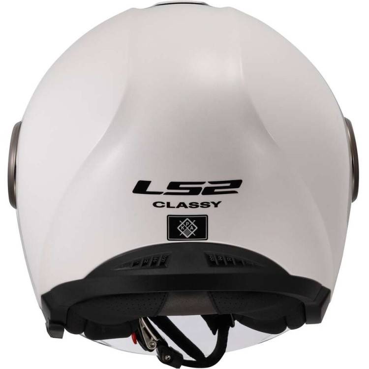 CASCO JET LS2 OF620 CLASSY SOLID WHITE-06