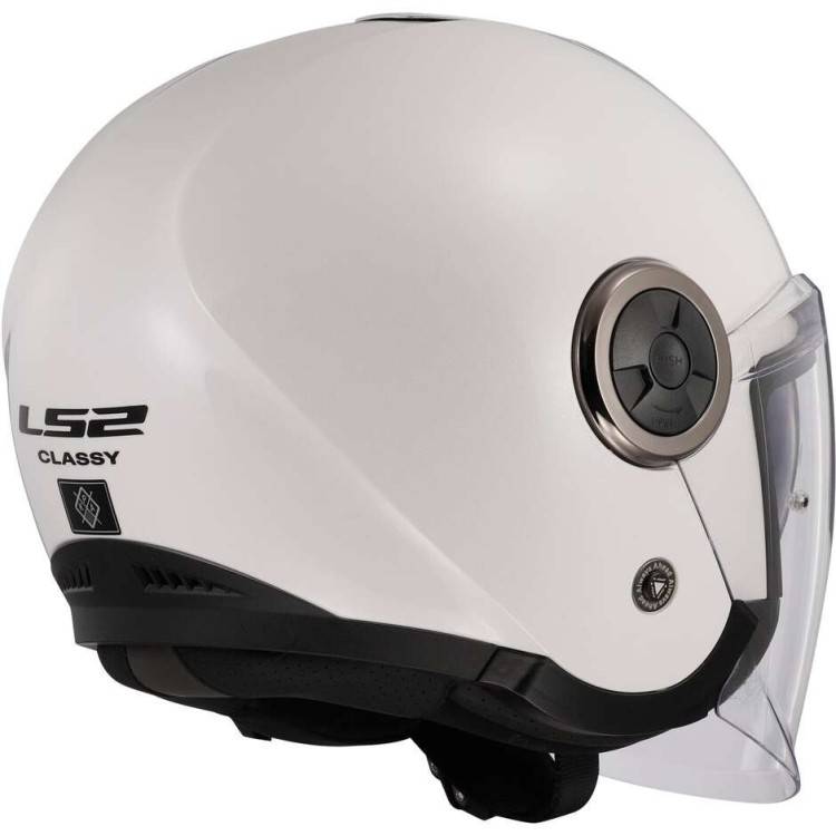 CASCO JET LS2 OF620 CLASSY SOLID WHITE-06