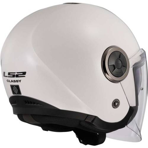 CASCO JET LS2 OF620 CLASSY SOLID WHITE-06