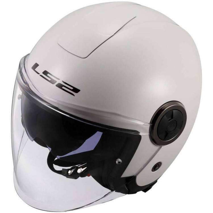 CASCO JET LS2 OF620 CLASSY SOLID WHITE-06