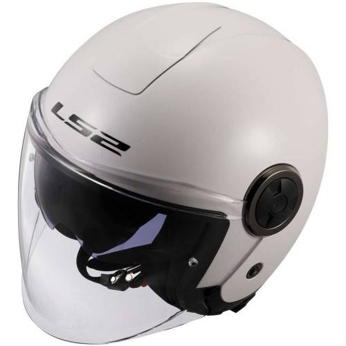 CASCO JET LS2 OF620 CLASSY SOLID WHITE-06