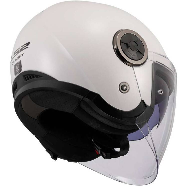 CASCO JET LS2 OF620 CLASSY SOLID WHITE-06