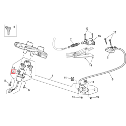 AP8127775 | BLOCCHETTO COMMUTATORE-BLOCC. | PIAGGIO RICAMBI ORIGINALI