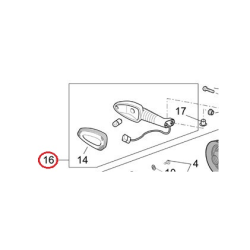 AP8127514 | INDICATORE DIREZ.ANT.DX | PIAGGIO RICAMBI ORIGINALI