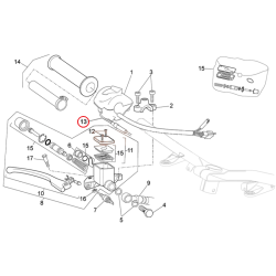 AP8114497 | CAVO GAS | PIAGGIO RICAMBI ORIGINALI