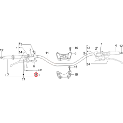 970343 | TRASMISSIONE COMANDO SDOPPIATORE | PIAGGIO RICAMBI ORIGINALI