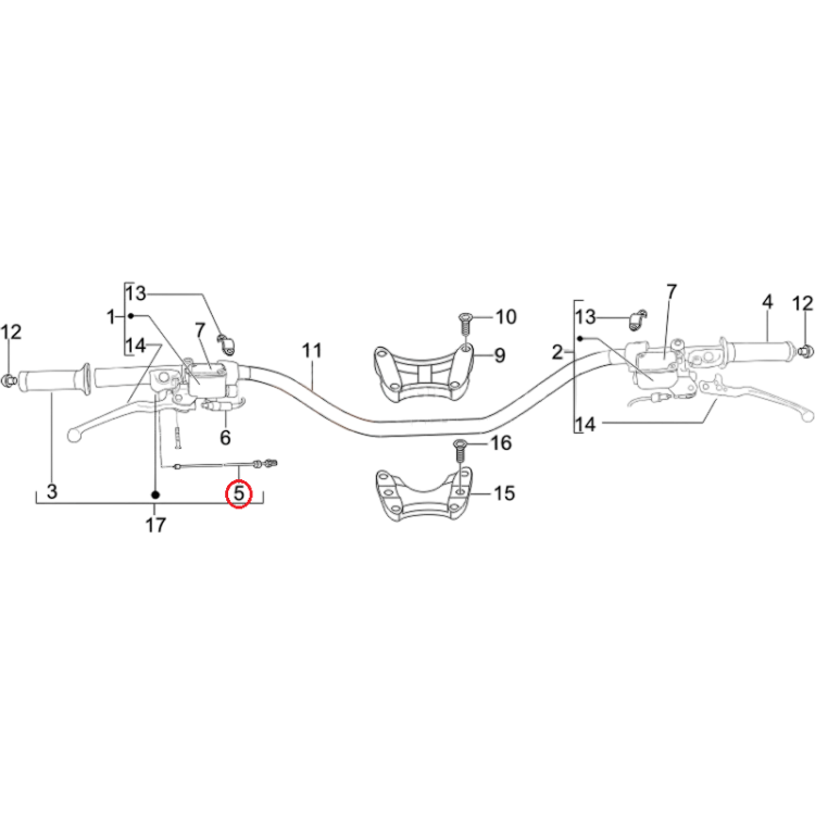 970343 | TRASMISSIONE COMANDO SDOPPIATORE | PIAGGIO RICAMBI ORIGINALI