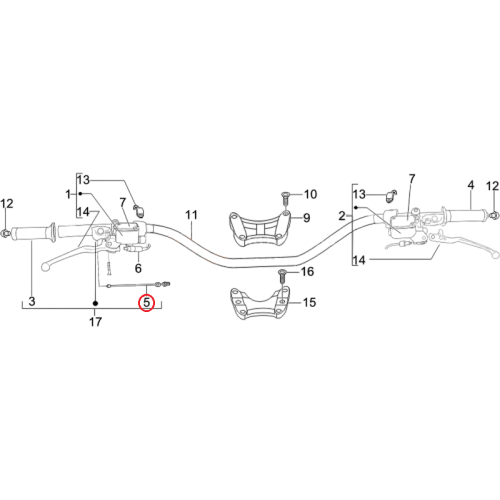 970343 | TRASMISSIONE COMANDO SDOPPIATORE | PIAGGIO RICAMBI ORIGINALI