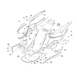 959340 | SEMICODA SX | PIAGGIO RICAMBI ORIGINALI