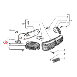 957272 | INDICATORE POST. SX | PIAGGIO RICAMBI ORIGINALI