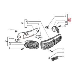957271 | INDICATORE POST. DX | PIAGGIO RICAMBI ORIGINALI