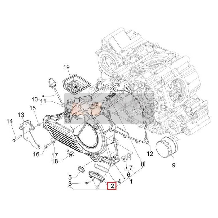 843849 | TUBO CALIBRATORE ARIA | PIAGGIO RICAMBI ORIGINALI