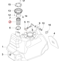 655537 | MANICOTTO SERBATOIO | PIAGGIO RICAMBI ORIGINALI