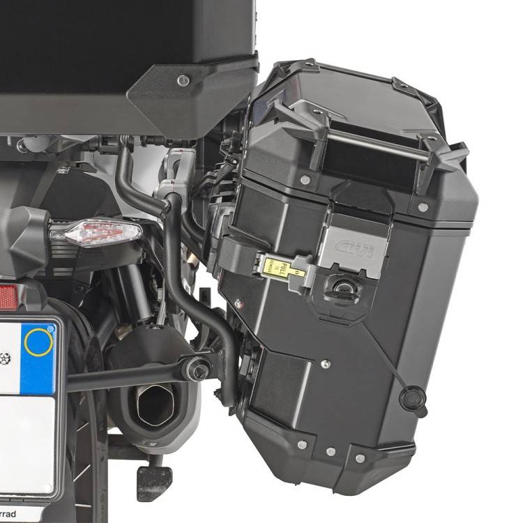 VALIGIA LATERALE SCANTONATA DESTRA 33LT CAM-SIDE OBKEVO CUTOUT AL NE | GIVI | OBKEVS33BR
