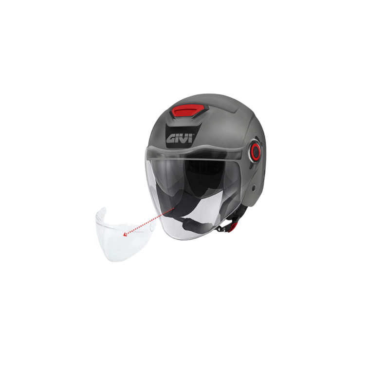 VISIERA TRASPARENTE ANTIGRAFFIO PREDISPOSIZIONE PINLOCK 12.5 | GIVI | Z2690TR