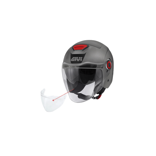 VISIERA TRASPARENTE ANTIGRAFFIO PREDISPOSIZIONE PINLOCK 12.5 | GIVI | Z2690TR