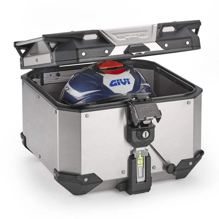 BAULETTO MONOKEY 42LT. OBKEVO 2024 ALLUMINIO NATURALE | GIVI | OBKEV42A