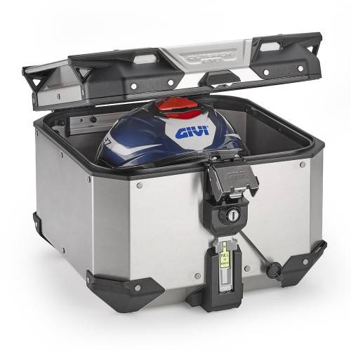 BAULETTO MONOKEY 42LT. OBKEVO 2024 ALLUMINIO NATURALE | GIVI | OBKEV42A
