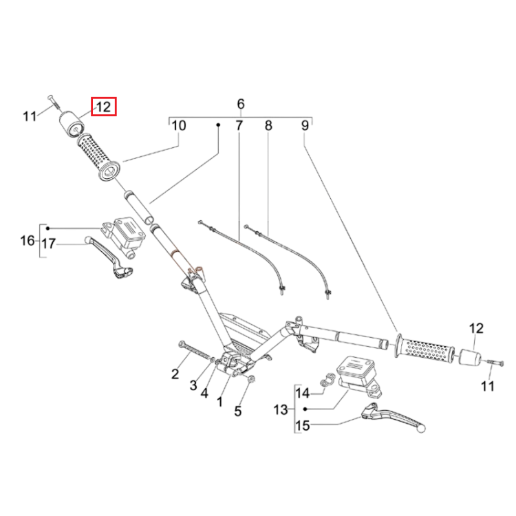 654515 | TERMINALE | PIAGGIO RICAMBI ORIGINALI