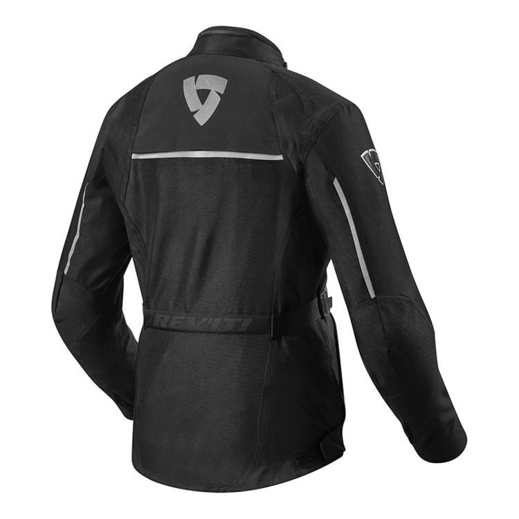 REV'IT VOLTIAC 2 LADY BLACK/SILVER GIACCA