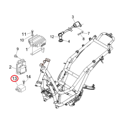 640333 | DISPOSITIVO COMANDO POMPA ELETTRICA | PIAGGIO RICAMBI ORIGINALI