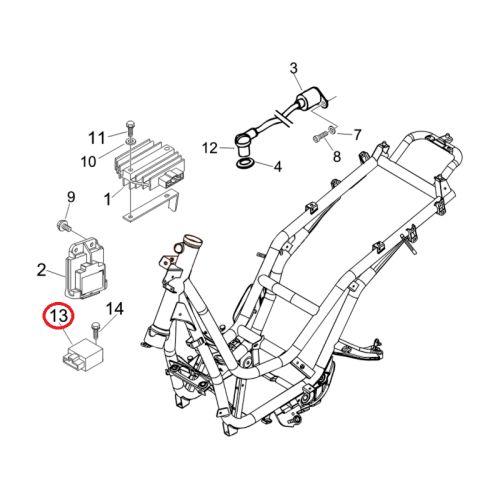 640333 | DISPOSITIVO COMANDO POMPA ELETTRICA | PIAGGIO RICAMBI ORIGINALI