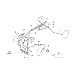 614773 | TUBO FRENO SX | PIAGGIO RICAMBI ORIGINALI