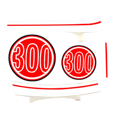 605207M001 | KIT GRAFICHE PER VESPA SUPER 300 ROSSA | PIAGGIO RICAMBI ORIGINALI