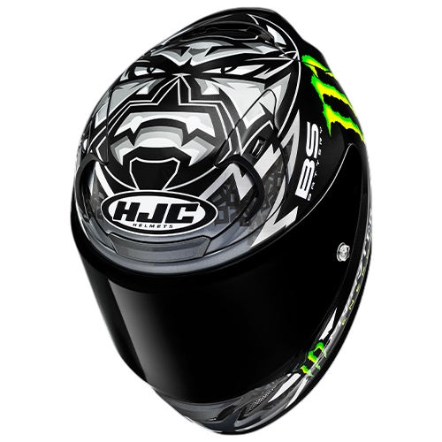 CASCO INTEGRALE RPHA12 QUARTARARO REPLICA BLACK MC5 | HJC HELMETS