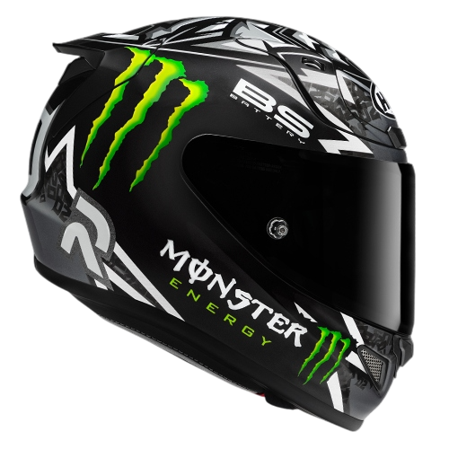 CASCO INTEGRALE RPHA12 QUARTARARO REPLICA BLACK MC5 | HJC HELMETS