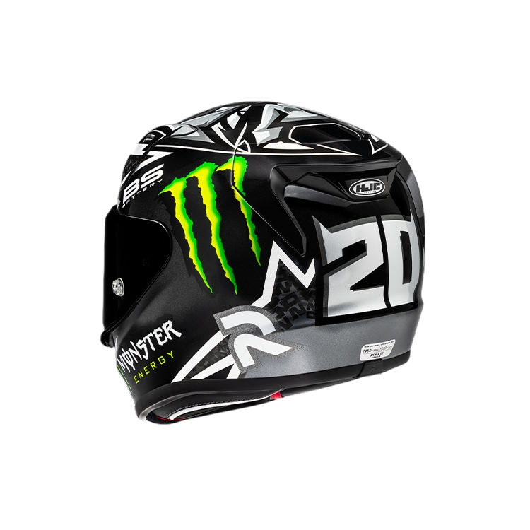 CASCO INTEGRALE RPHA12 QUARTARARO REPLICA BLACK MC5 | HJC HELMETS