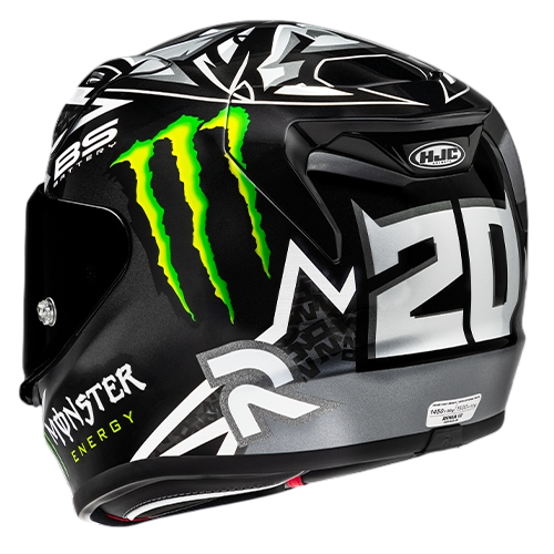 CASCO INTEGRALE RPHA12 QUARTARARO REPLICA BLACK MC5 | HJC HELMETS