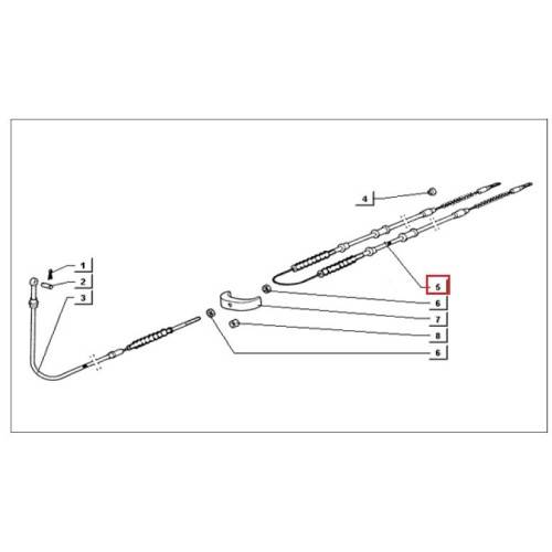 567858 | TRASM.POST.FRENO A MAN | PIAGGIO RICAMBI ORIGINALI