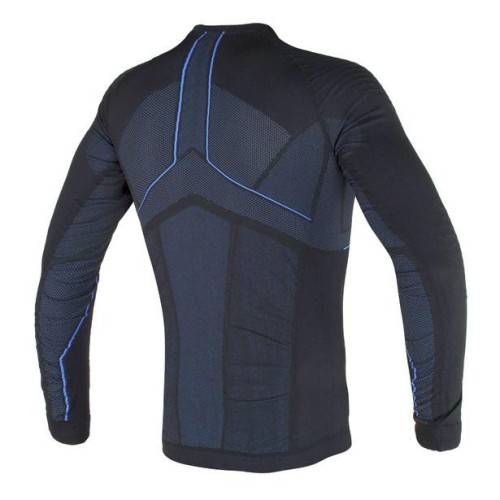 DAINESE D-CORE AERO TEE LS-607-BLACK/COBALT-BLUE | DAINESE