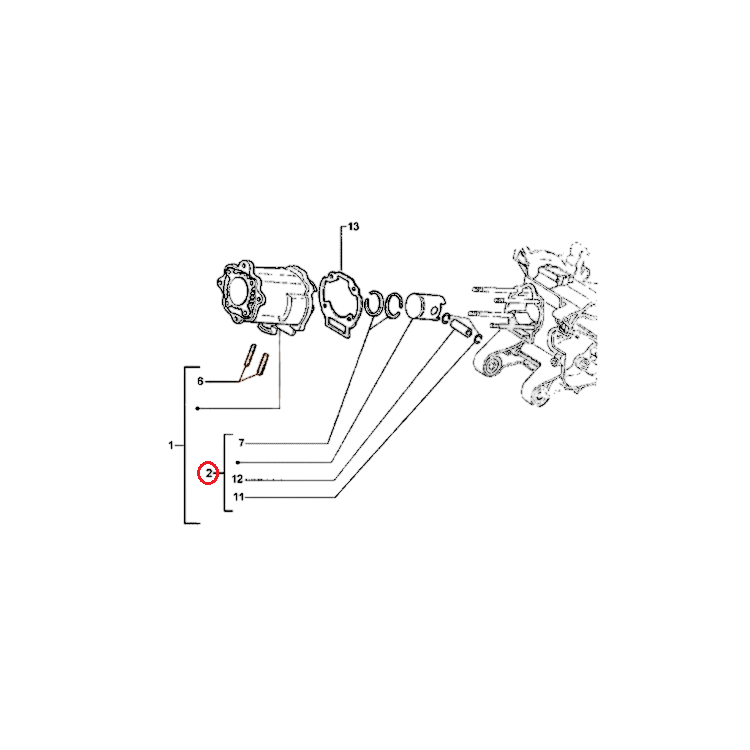 4876390002 | PIST-SPIN-ANELLI (RICA | PIAGGIO RICAMBI ORIGINALI