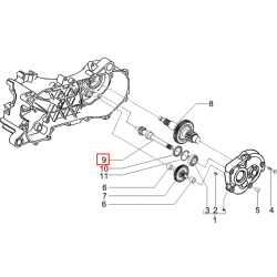4795715 | ALBERO PULEGGIA CONDOTTA| PIAGGIO RICAMBI ORIGINALI